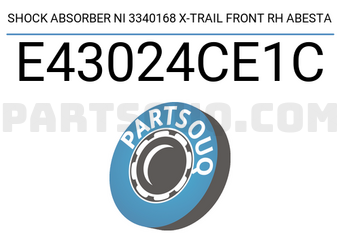 Abesta E43024CE1C SHOCK ABSORBER NI 3340168 X-TRAIL FRONT RH ABESTA