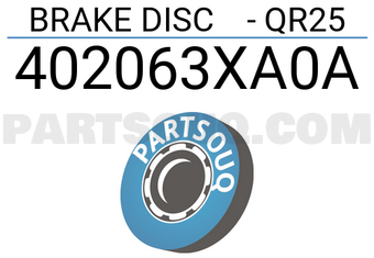 Axios 402063XA0A BRAKE DISC - QR25