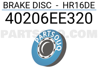Axios 40206EE320 BRAKE DISC - HR16DE