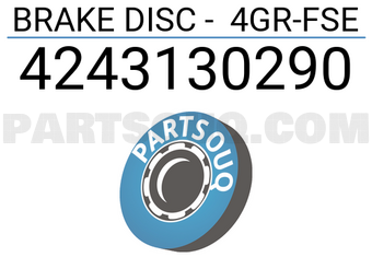 Axios 4243130290 BRAKE DISC - 4GR-FSE