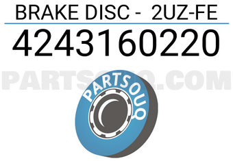 Axios 4243160220 BRAKE DISC - 2UZ-FE