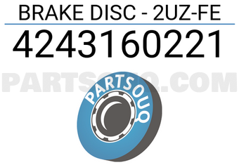 Axios 4243160221 BRAKE DISC - 2UZ-FE