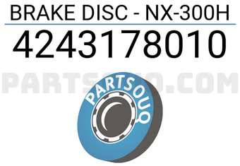 Axios 4243178010 BRAKE DISC - NX-300H