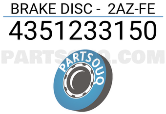 Axios 4351233150 BRAKE DISC - 2AZ-FE