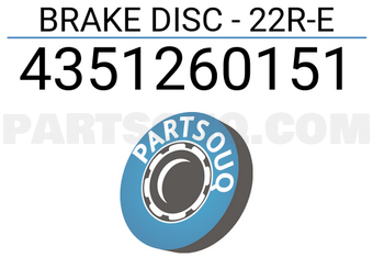Axios 4351260151 BRAKE DISC - 22R-E