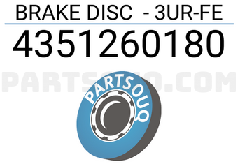 Axios 4351260180 BRAKE DISC - 3UR-FE
