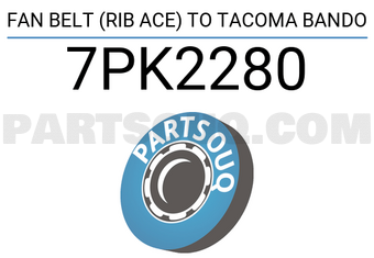 BANDO 7PK2280 FAN BELT (RIB ACE) TO TACOMA BANDO
