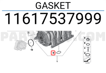 BMW 11617537999 GASKET/E60/E61/E63/E64/E65/E70