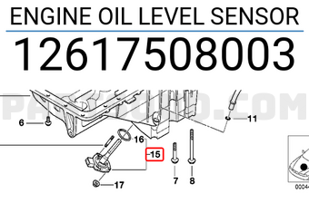 BMW 12617508003 ENGINE OIL LEVEL SENSOR