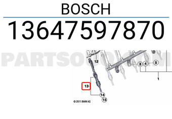 BMW 13647597870 BOSCH