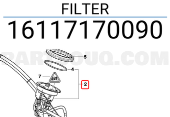 BMW 16117170090 FILTER
