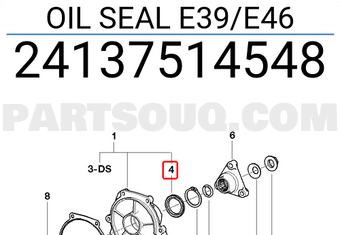 BMW 24137514548 OIL SEAL E39/E46