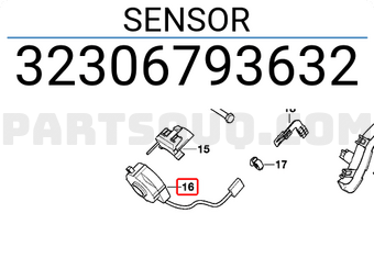 BMW 32306793632 STEERING COLUMN SWITCH-E46/E60