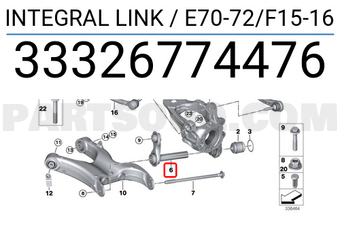 BMW 33326774476 INTEGRAL LINK / E70-72/F15-16