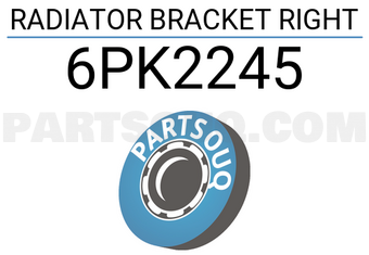 BMW 6PK2245 RADIATOR BRACKET RIGHT