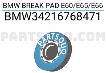 BMW BMW34216768471 BMW BREAK PAD E60/E65/E66