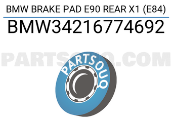 BMW BMW34216774692 BMW BRAKE PAD E90 REAR X1 (E84)