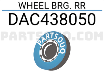 BW DAC438050 WHEEL BRG. RR