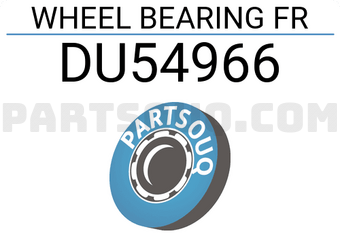 BW DU54966 WHEEL BEARING FR