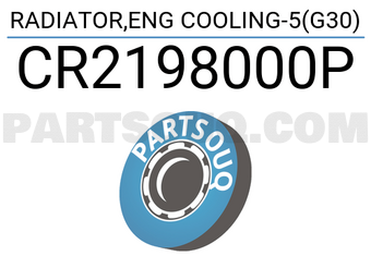 Behr CR2198000P RADIATOR,ENG COOLING-5(G30)