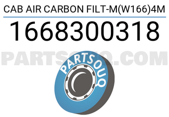 Blue Print 1668300318 CAB AIR CARBON FILT-M(W166)4M