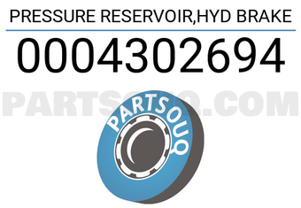 Bosch 0004302694 PRESSURE RESERVOIR,HYD BRAKE