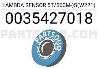 Bosch 0035427018 LAMBDA SENSOR 5T/560M-)S(W221)