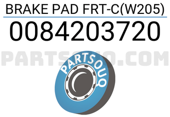 Bosch 0084203720 BRAKE PAD FRT-C(W205)