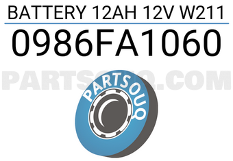 Bosch 0986FA1060 BATTERY 12AH 12V W211