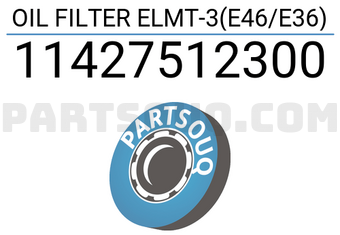 Bosch 11427512300 OIL FILTER ELMT-3(E46/E36)