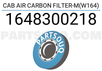 Bosch 1648300218 CAB AIR CARBON FILTER-M(W164)