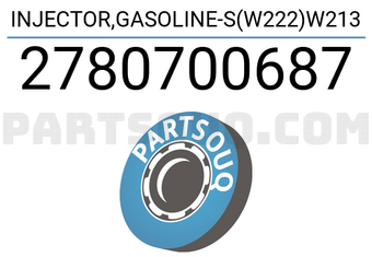 Bosch 2780700687 INJECTOR,GASOLINE-S(W222)W213