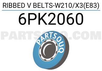 Bosch 6PK2060 RIBBED V BELTS-W210/X3(E83)