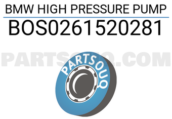 Bosch BOS0261520281 BMW HIGH PRESSURE PUMP