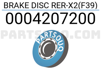 Brembo 0004207200 BRAKE DISC RER-X2(F39)
