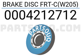 Brembo 0004212712 BRAKE DISC FRT-C(W205)