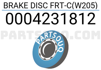 Brembo 0004231812 BRAKE DISC FRT-C(W205)