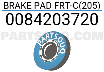 Brembo 0084203720 BRAKE PAD FRT-C(205)