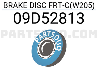 Brembo 09D52813 BRAKE DISC FRT-C(W205)