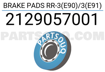 Brembo 2129057001 BRAKE PADS RR-3(E90)/3(E91)