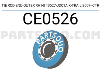 CTR CE0526 TIE ROD END OUTER RH NI 48527-JD01A X-TRAIL 2007- CTR