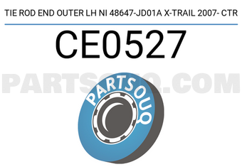 CTR CE0527 TIE ROD END OUTER LH NI 48647-JD01A X-TRAIL 2007- CTR
