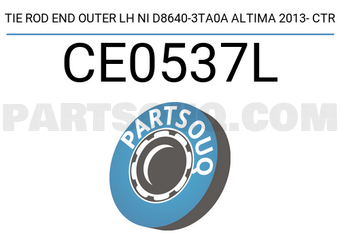 CTR CE0537L TIE ROD END OUTER LH NI D8640-3TA0A ALTIMA 2013- CTR