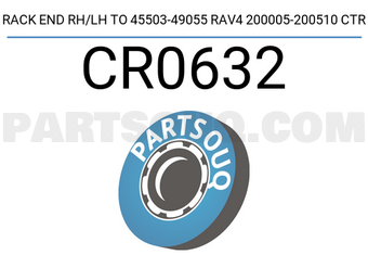 CTR CR0632 RACK END RH/LH TO 45503-49055 RAV4 200005-200510 CTR