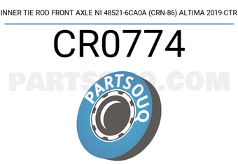 CTR CR0774 INNER TIE ROD FRONT AXLE NI 48521-6CA0A (CRN-86) ALTIMA 2019-CTR