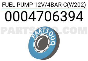 DELPHI 0004706394 FUEL PUMP 12V/4BAR-C(W202)