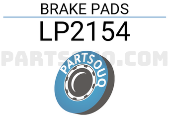 DELPHI LP2154 BRAKE PADS
