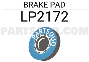 DELPHI LP2172 BRAKE PAD