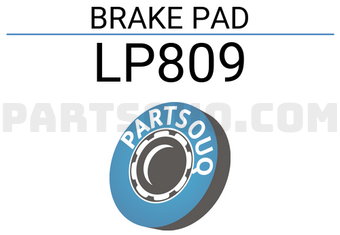 DELPHI LP809 BRAKE PAD