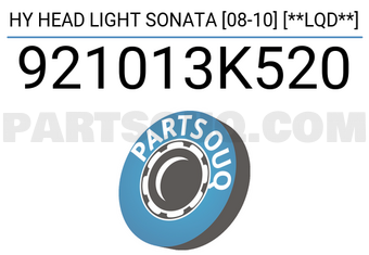 DEPO 921013K520 HY HEAD LIGHT SONATA [08-10] [**LQD**]